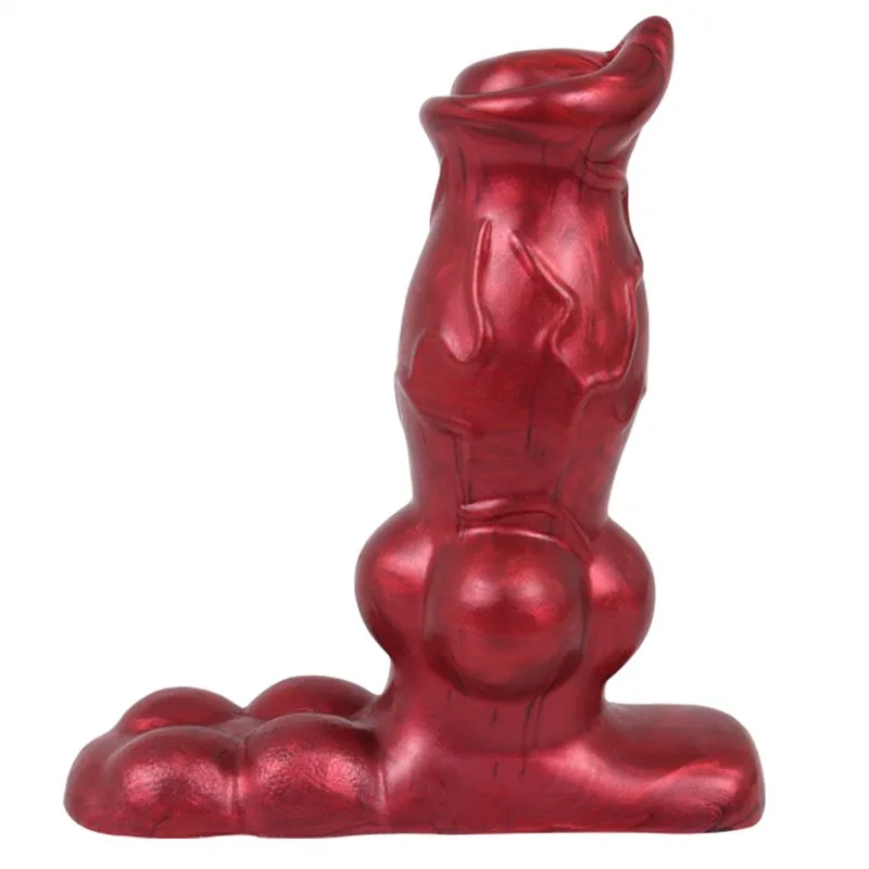 5.5 Inch Vibrating Knotted Dog & Werewolf Dildo with Remote