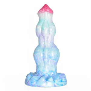 9 Inch Double Knot Dog Dildo Fantasy Silicone Animal Penis