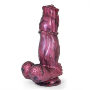 8 Inch Thick Horse Dildo with Balls Silicone Animal Penis