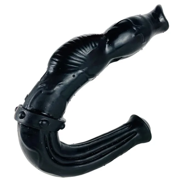 16.5 Inch Double Ended Black Dog & Horse Dildo