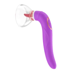 Tongue Licking and Sucking Vibrator Oral Sex Toy