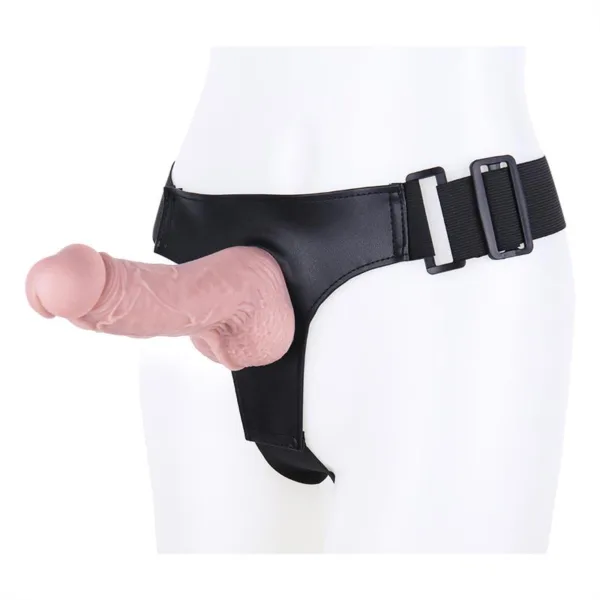 8 Inch Realistic Dildo Strap On Harness Set