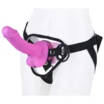 8 Inch Color Silicone Dildo Strap On Harness Set